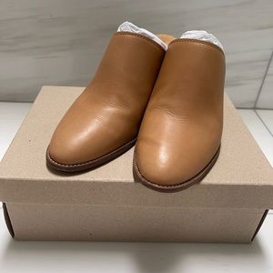 Madewell Harper Mule size 11 Amber Brown